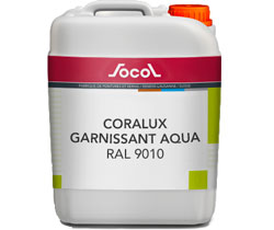 Pot de Coralux aqua garnissant RAL 9010