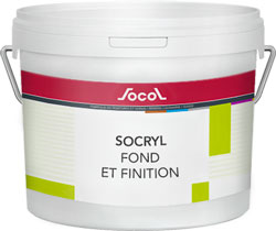 Pot de Socryl de fond & finition mat