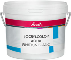 Pot de Socrylcolor Aqua Finition Blanc