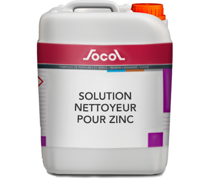 Pot de Solution nettoyeur pour zinc