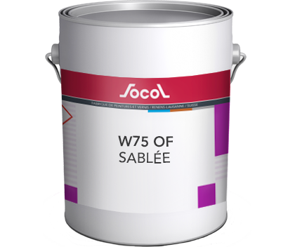 Pot de W75 OF sablée pour fonds