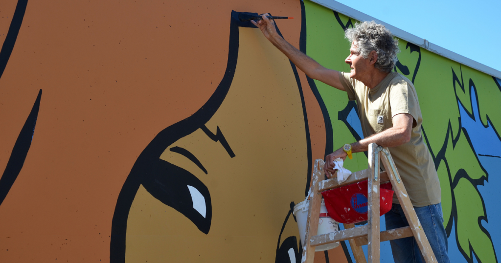 La fresque de Cosey à Pully: une réalisation vraiment régionale